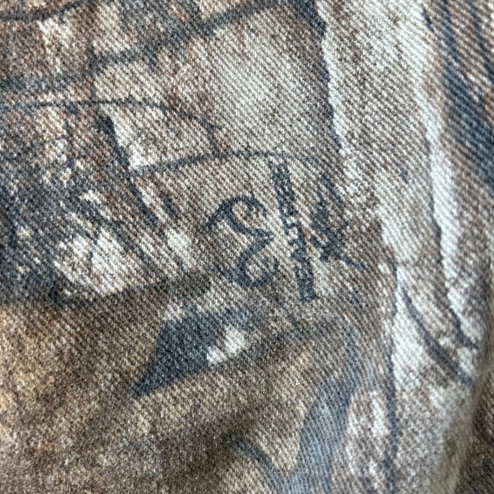 Rustic Ridge Mens Camouflage Denim Pants 38x30 RealTree Style Camo Cotton Twill - Picture 7 of 11